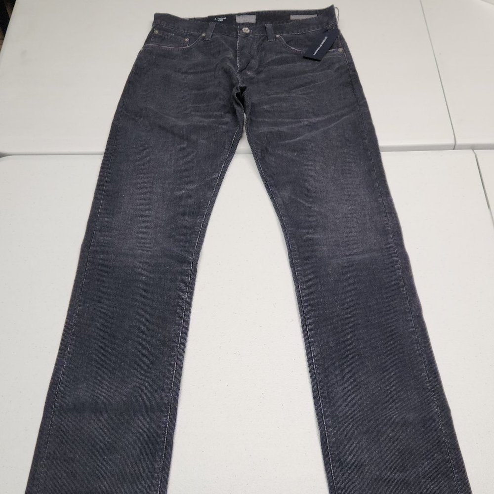 NEW Men's C of H Man Holden Hybrid Slim Blue Corduroy Pants Size 30x34